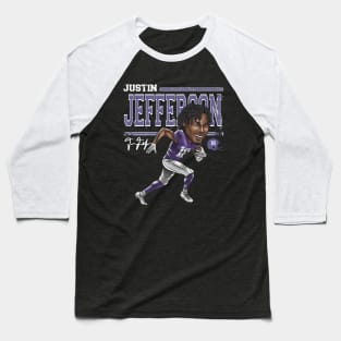Justin Jefferson Minnesota Cartoon Baseball T-Shirt